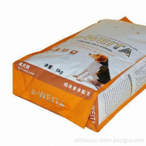 Big Pet Food Bag, 2013 Most Popular Style, Heat-seal or Zip Lock, Tear Notch and Stand Up